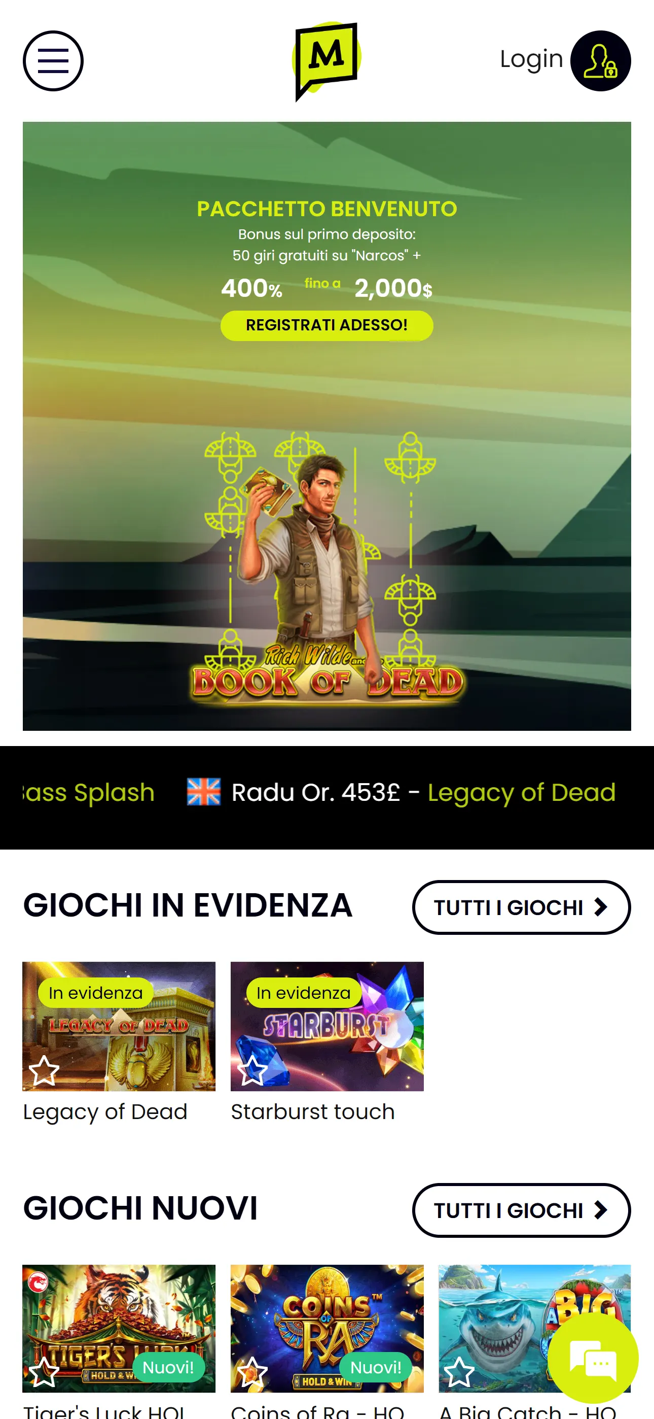 Maximal Wins Casino — mobile